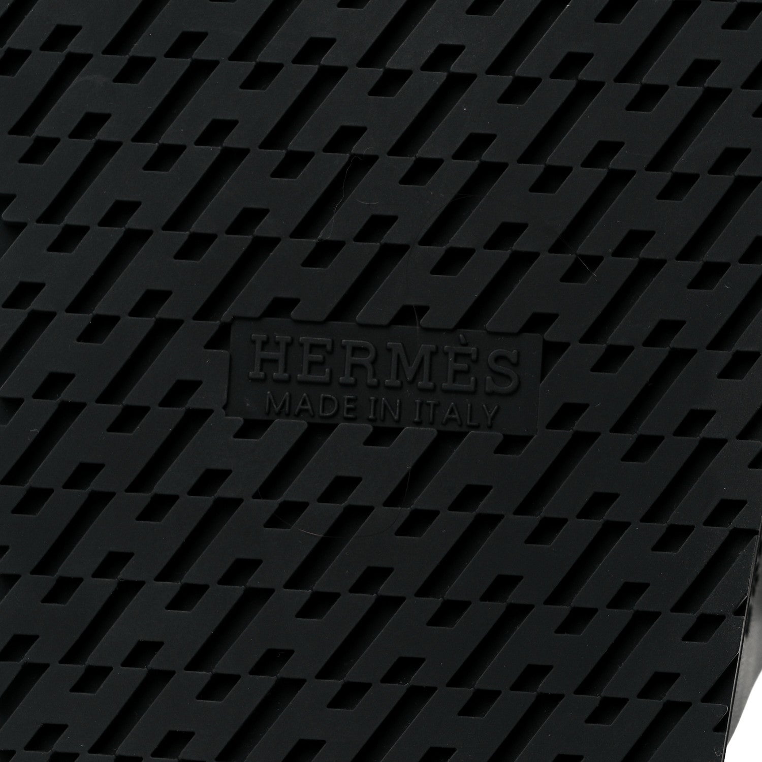 Hermes Calfskin Mens Chypre Sandals 42 Black 6 of 8