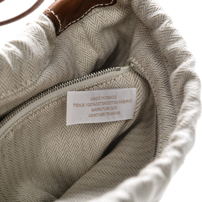 Hermes Canvas Barenia Fourbi 25 MM Pouch Naturel Fauve 8 of 10