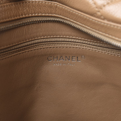 Chanel Caviar Quilted CC Timeless Bowler Dark Beige 6 of 11