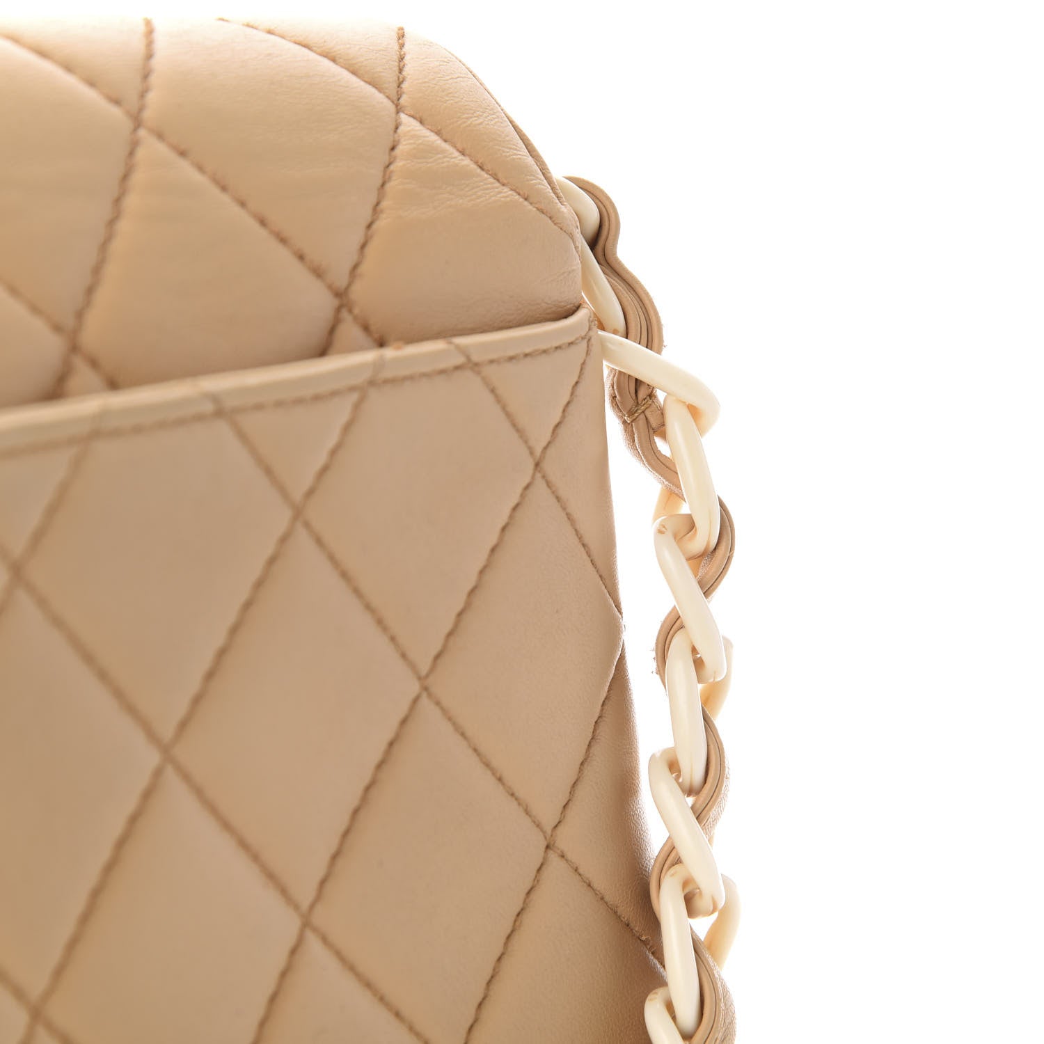 Chanel Lambskin Quilted Medium Envelope Flap Beige 13 of 13