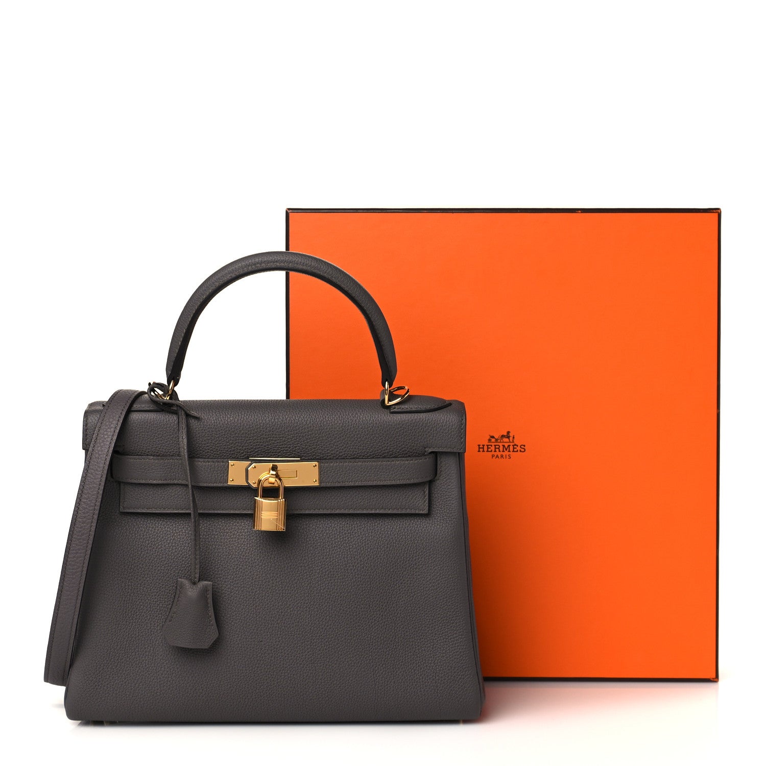 Hermes Togo Kelly Retourne 28 Etain 11 of 11