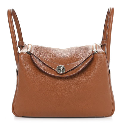 Hermes Taurillon Clemence Lindy 30 Gold 1 of 10