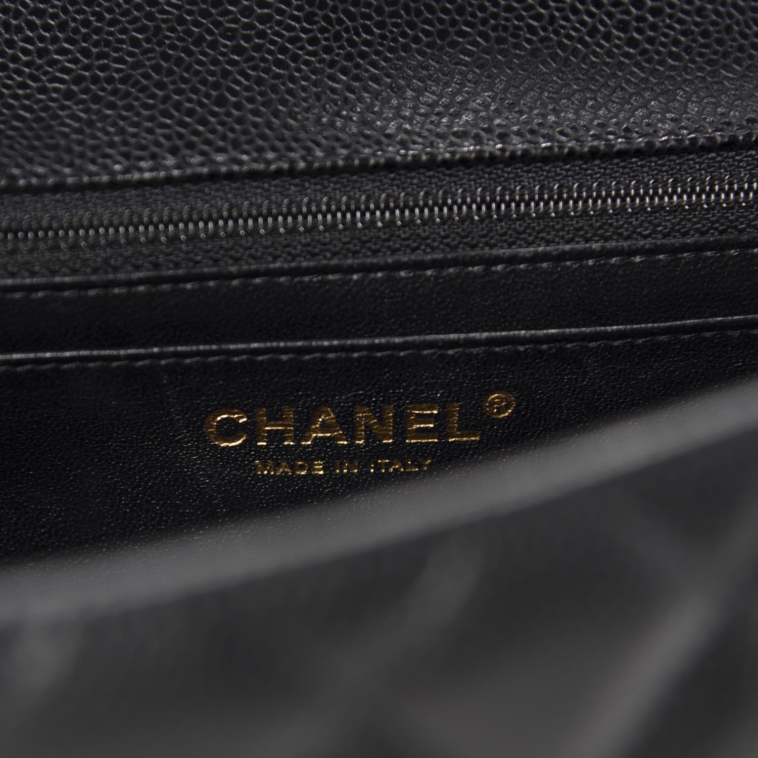 Chanel Caviar Quilted Jumbo Single Flap Black 8 of 10