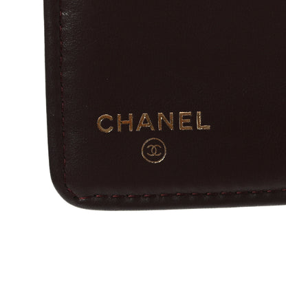 Chanel Lambskin Quilted Yen Wallet Black 7 of 9