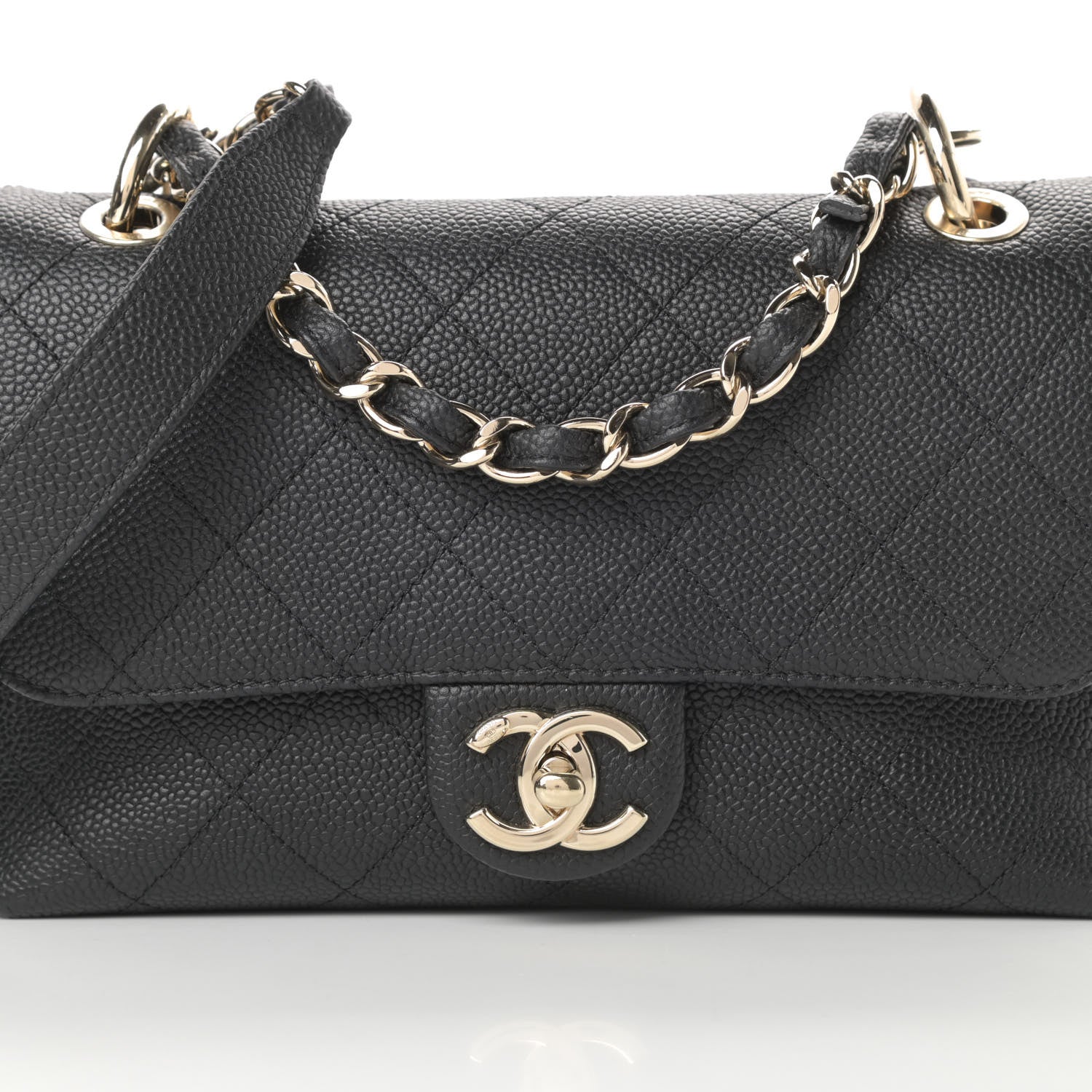 Chanel Caviar Quilted Small City Walk Flap Black 8 of 11