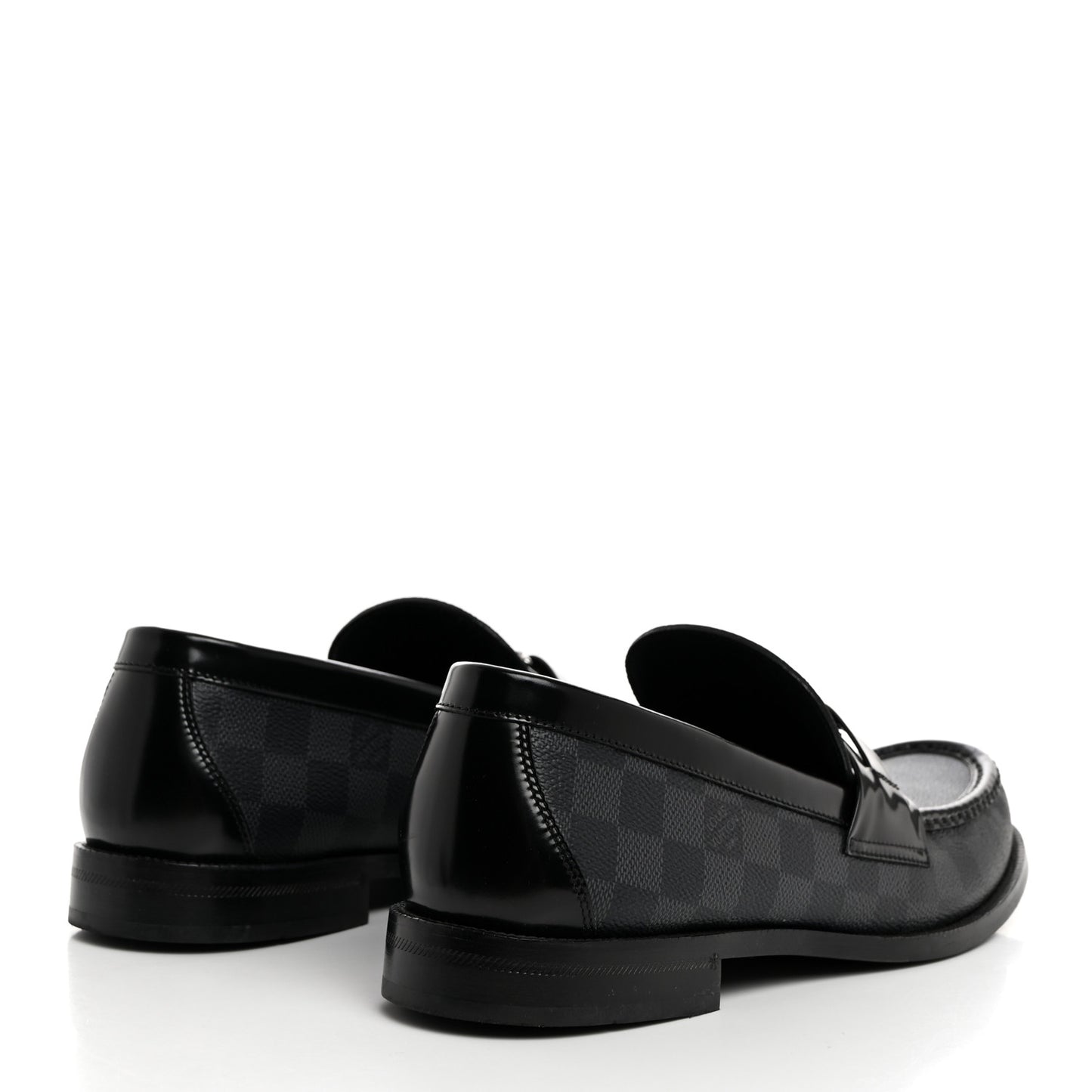 Damier Graphite Calfskin Mens Major Loafers 11