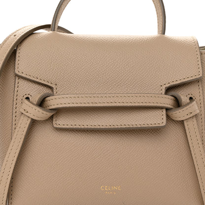 Celine Grained Calfskin Pico Belt Bag Light Taupe 8 of 10