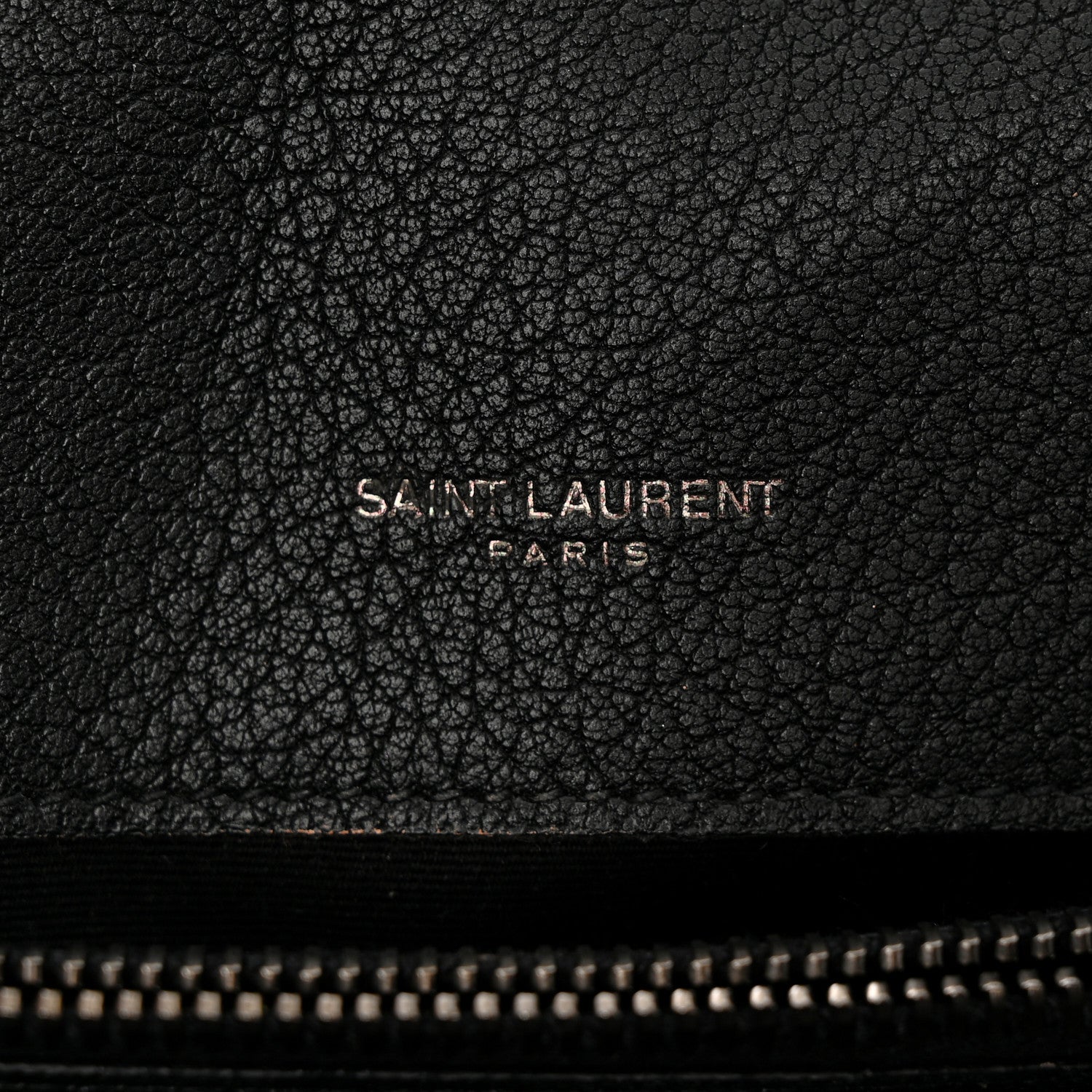Saint Laurent Sheepskin Matelasse Chevron Monogram Large College Satchel Black 7 of 16