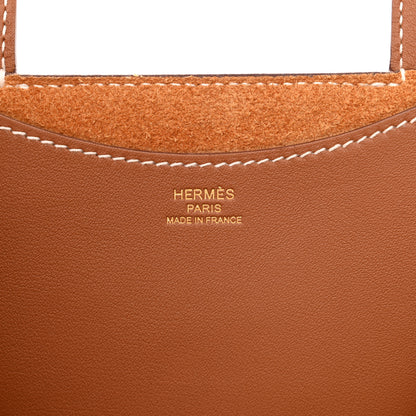 Hermes Taurillon Clemence Swift In-The-Loop 18 Bag Gold 6 of 10