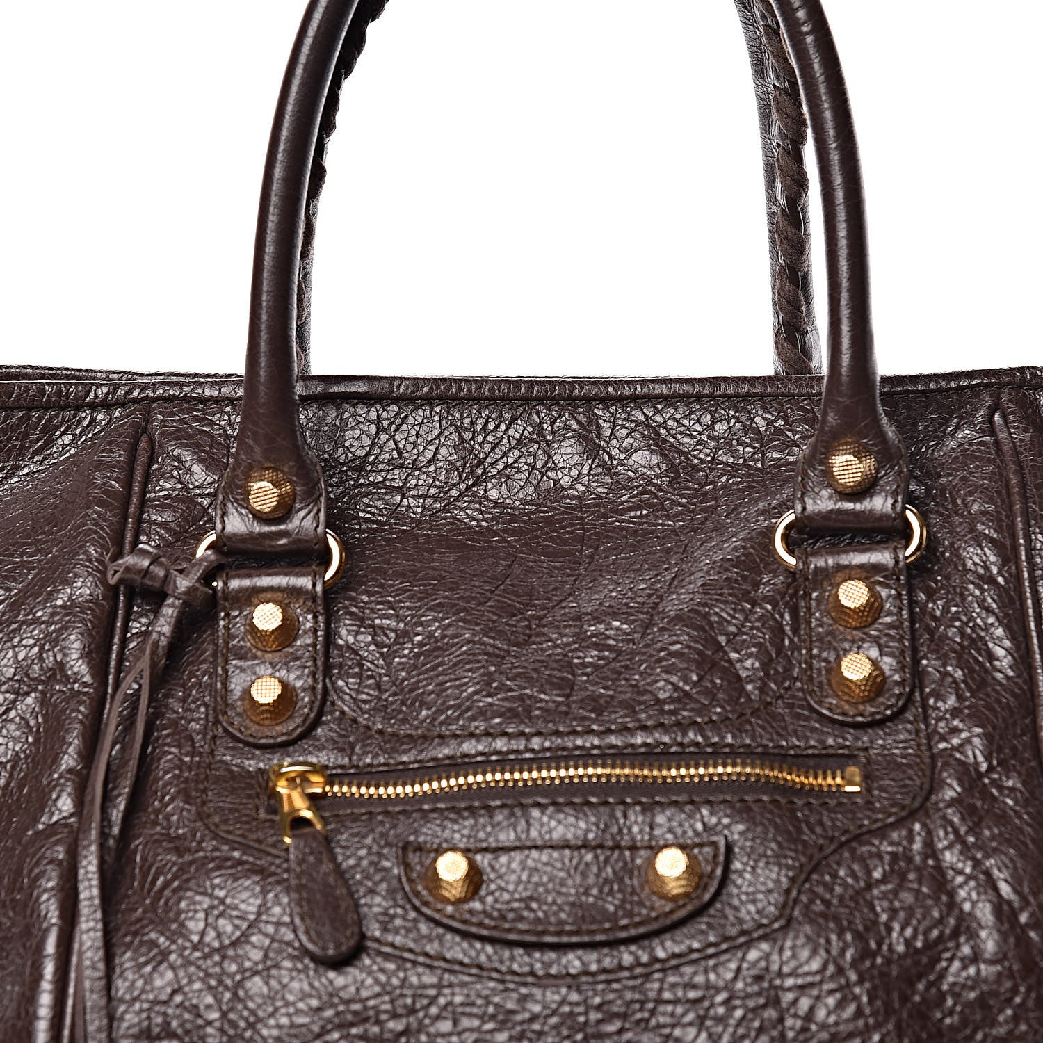 Balenciaga Agneau Giant 12 Gold Hardware S Sunday Tote Charbon 14 of 14