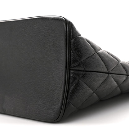 Chanel Caviar Quilted Medallion Tote Black 10 of 12