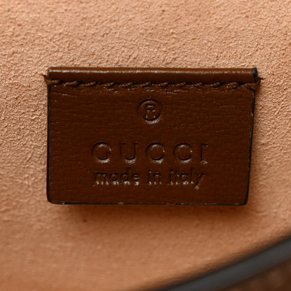 Gucci GG Supreme Monogram Mini Horsebit 1955 Shoulder Bag Beige Brown Sugar 6 of 10