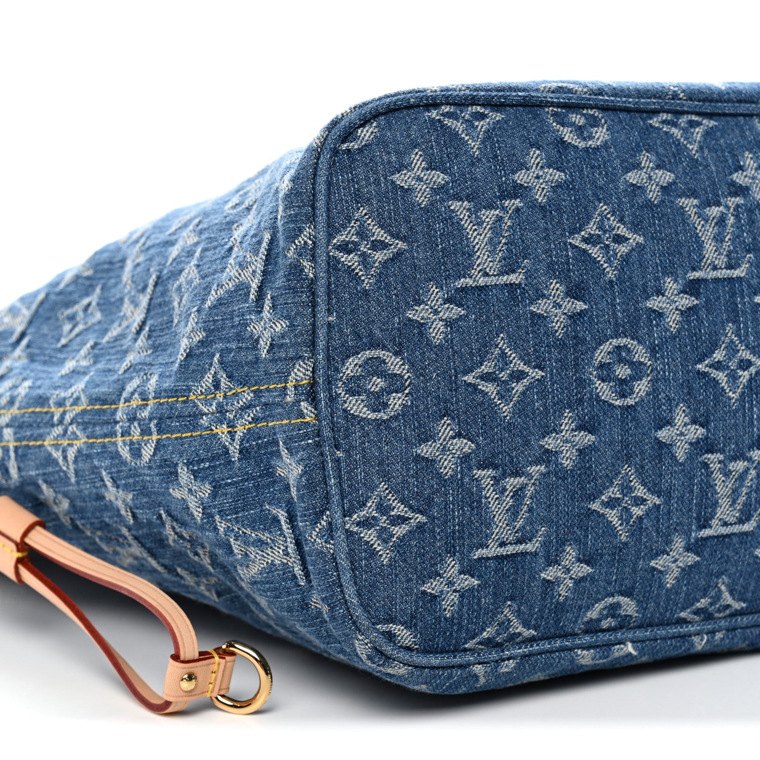 Louis Vuitton Monogram Denim Neo Neverfull MM Blue 1854586
