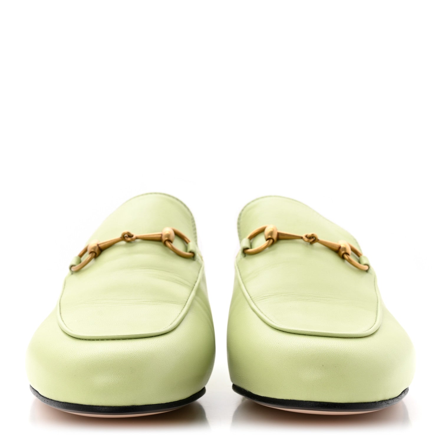 Gucci Malaga Kid Womens Princetown Slippers 40 Pistachio Green 2 of 15