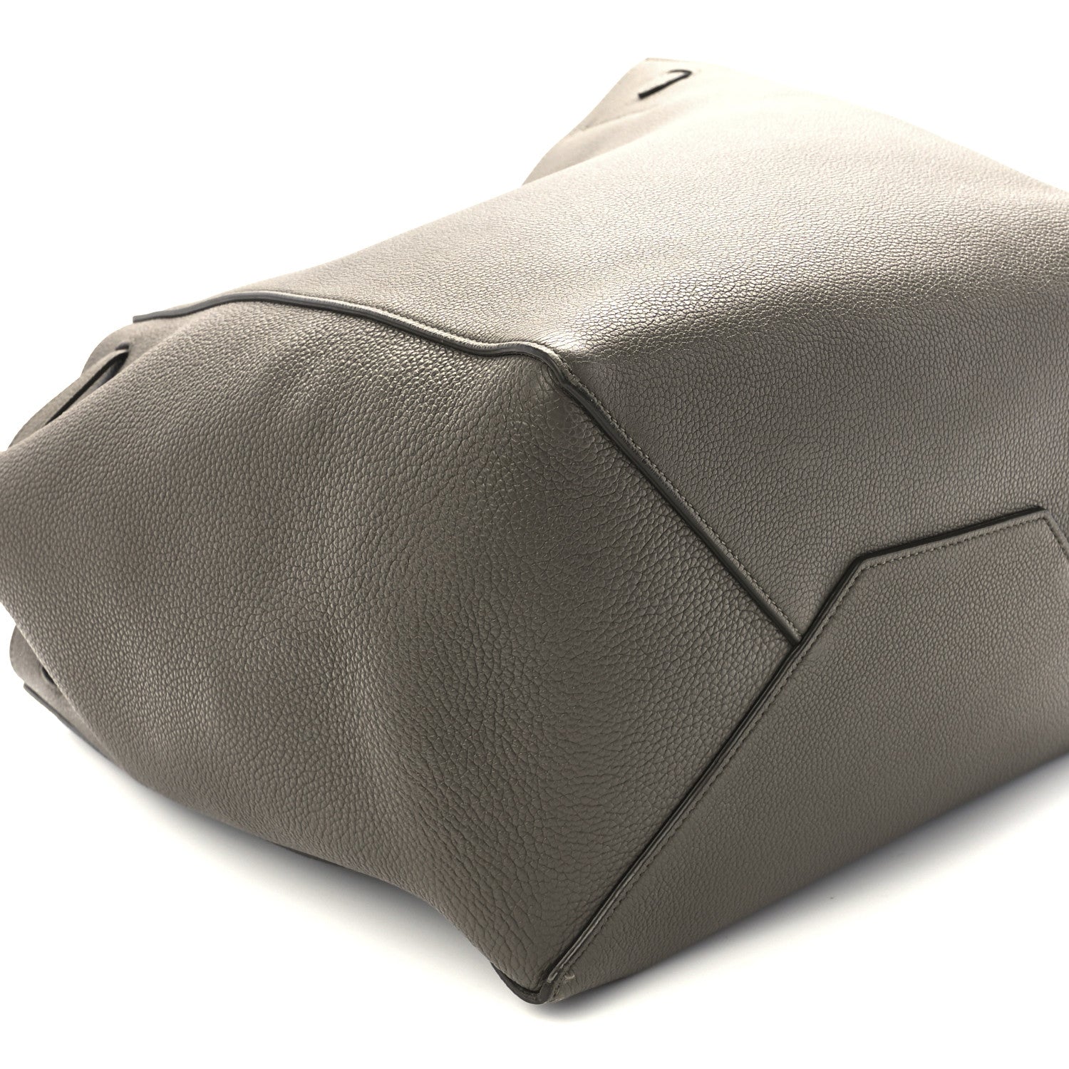 Celine Soft Grained Calfskin Small Belt Cabas Phantom Taupe 9 of 10