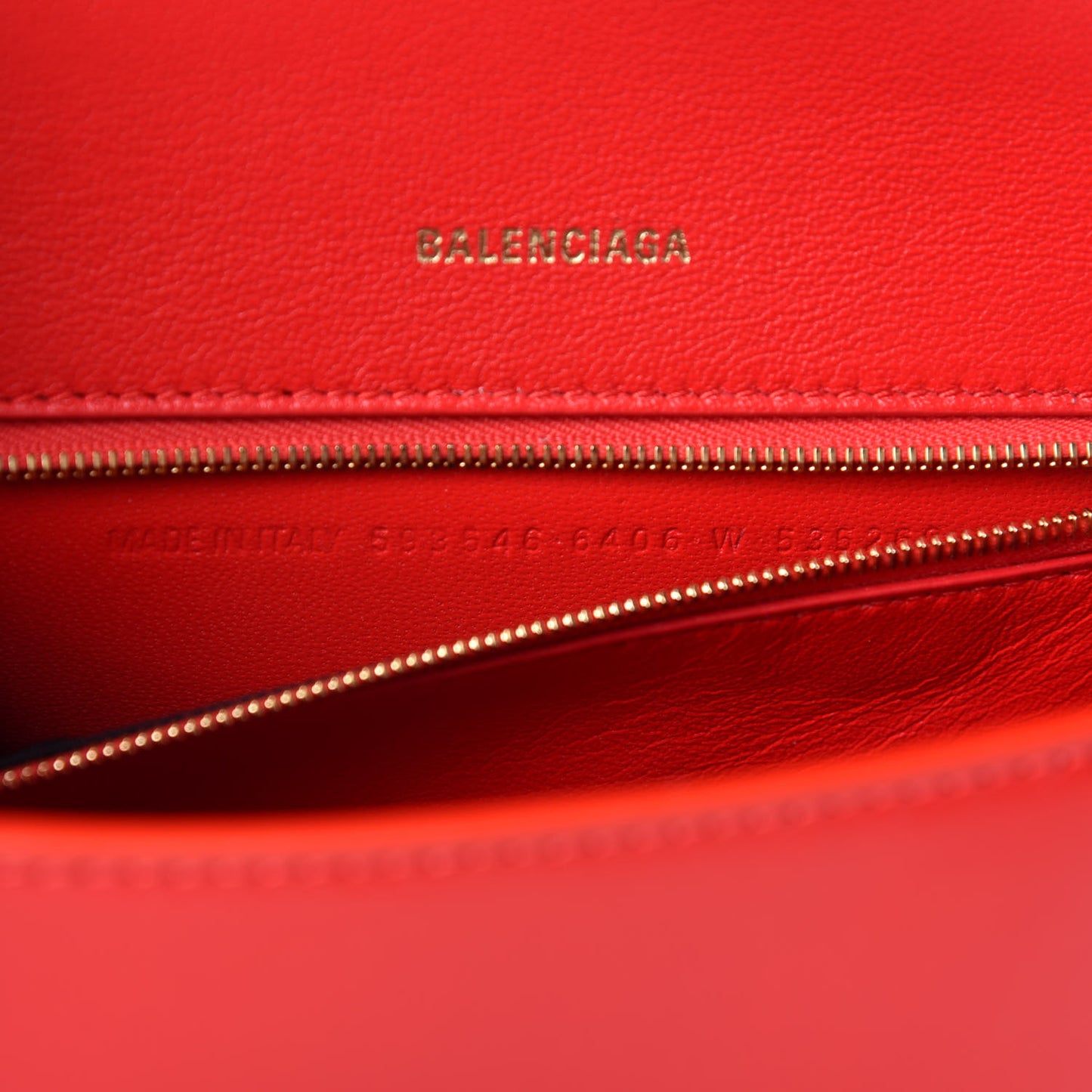 Shiny Box Calfskin Small Hourglass Top Handle Bag Bright Red