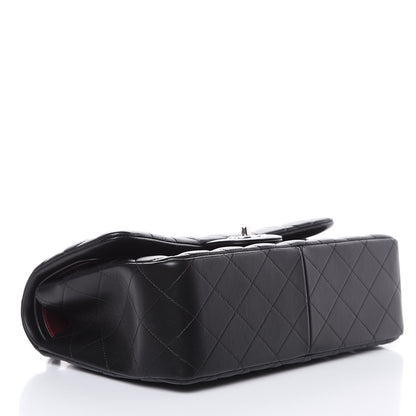Chanel Lambskin Quilted Jumbo Double Flap Black 4 of 10