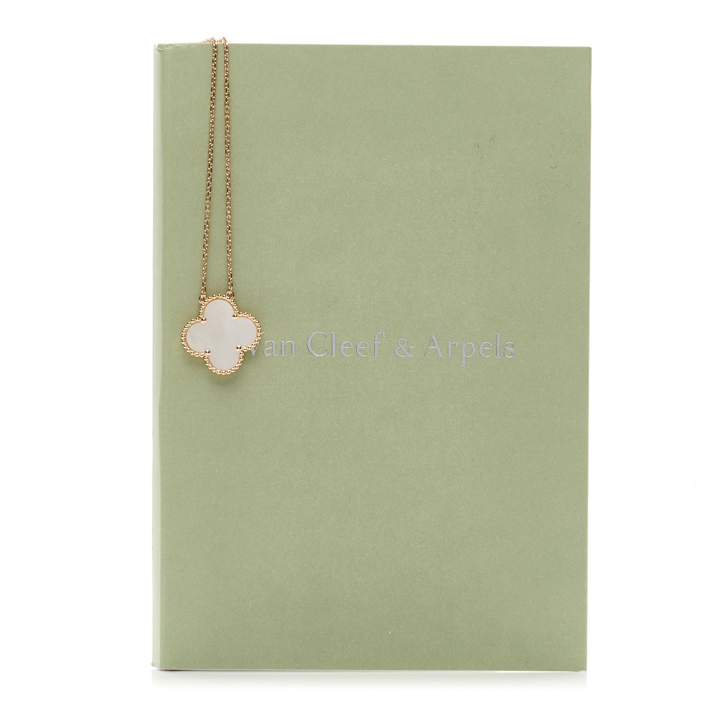 18K Rose Gold Mother of Pearl "Edition Ginza" Magic Alhambra Pendant Necklace