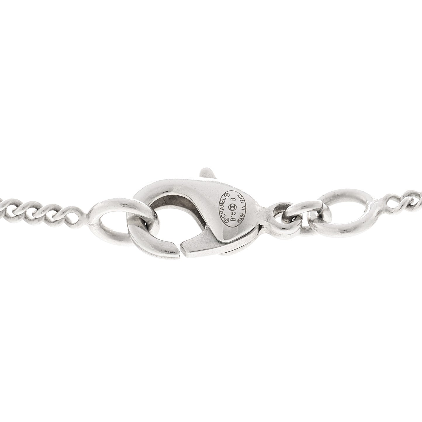 Crystal Strass Necklace Silver