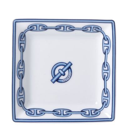 Hermes Printed Porcelain Chaine D'Ancre Tray 1 of 5