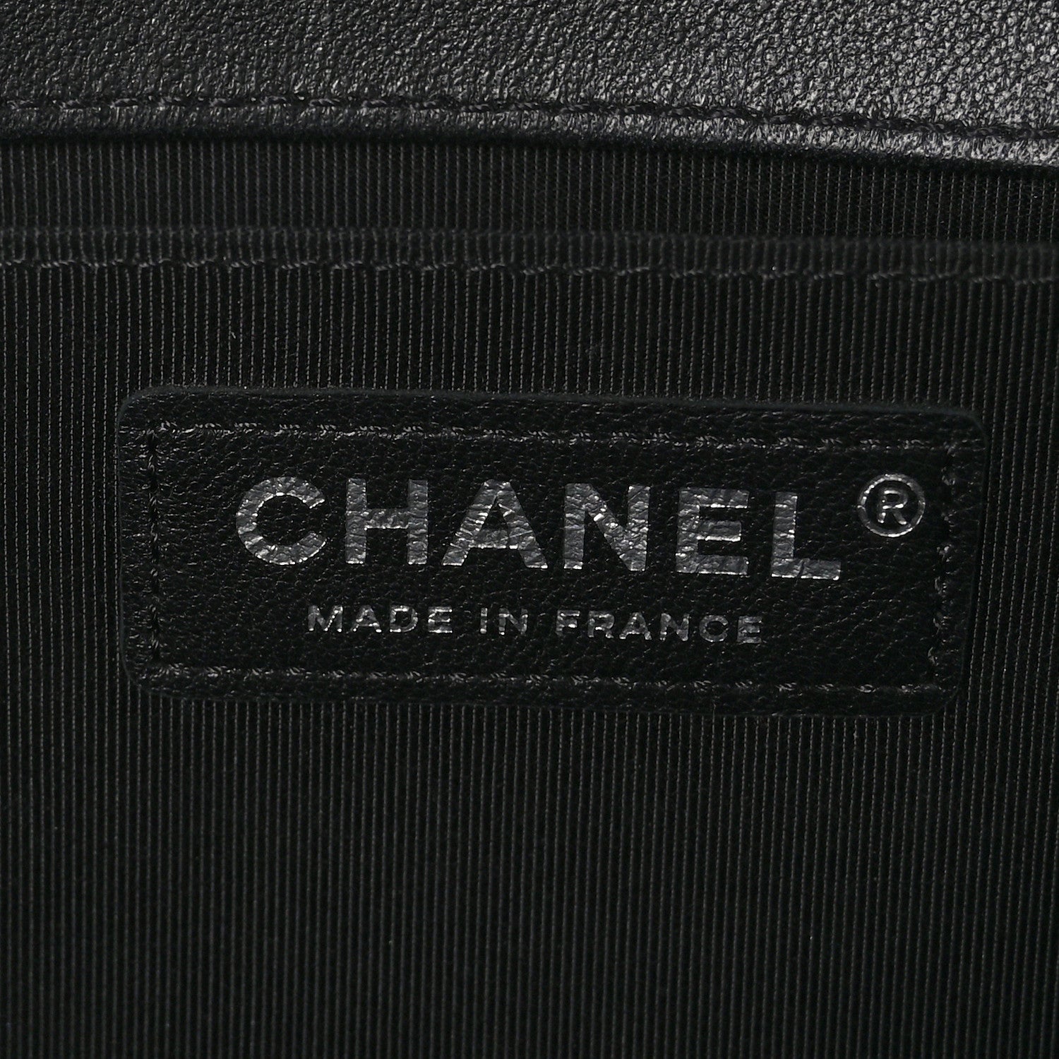 Chanel Lambskin Iridescent PVC Chevron Quilted Medium Boy Flap Black Silver 6 of 11