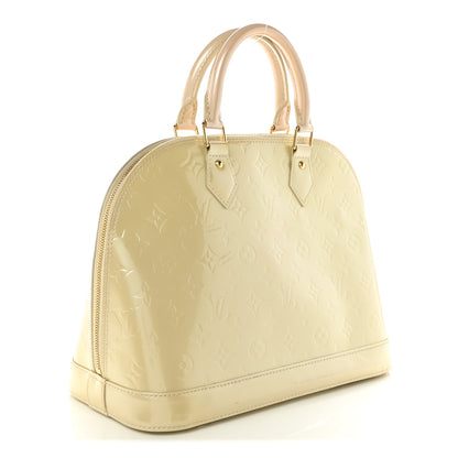 Louis Vuitton Vernis Alma PM Blanc Corail 3 of 12
