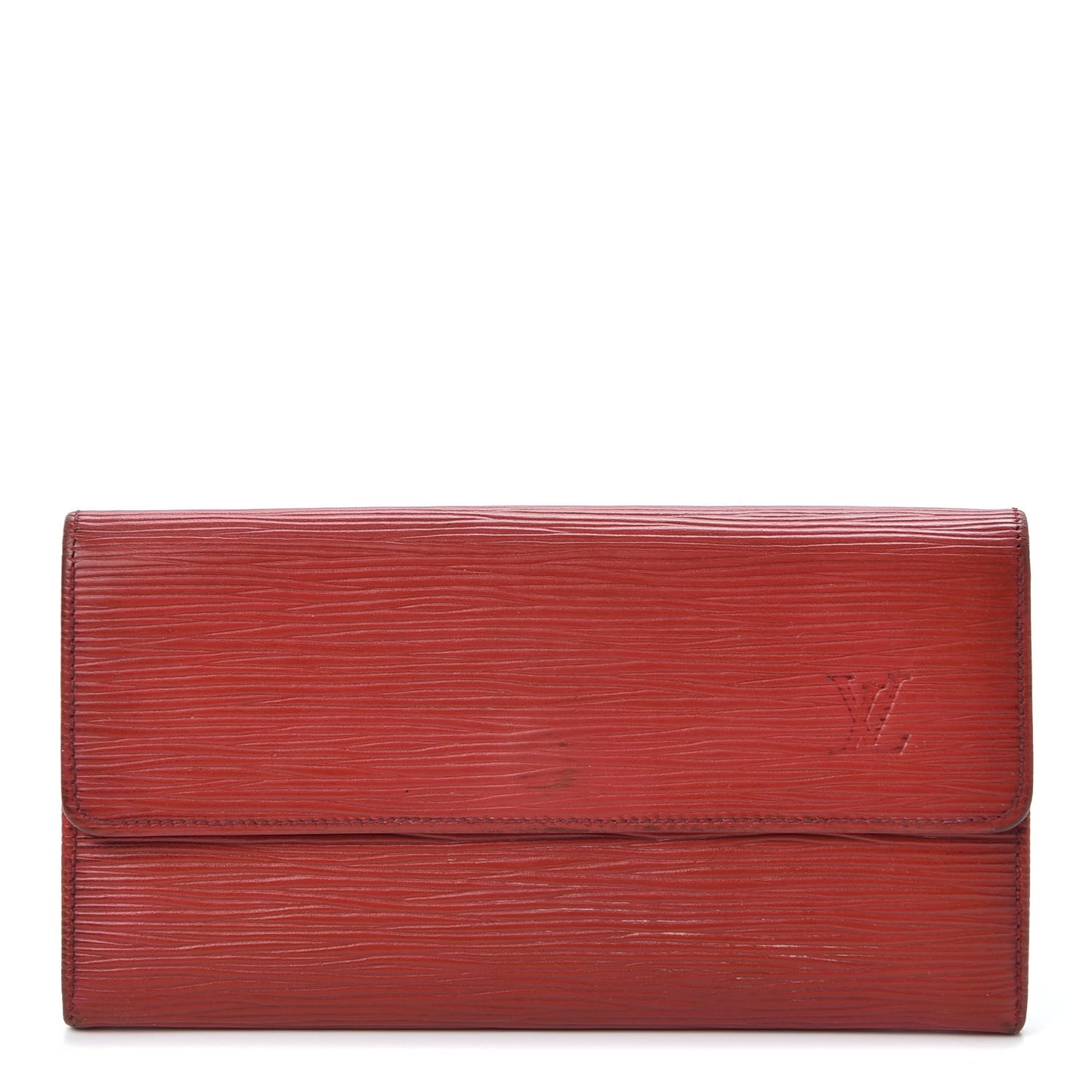 Epi Sarah Wallet Coquelicot