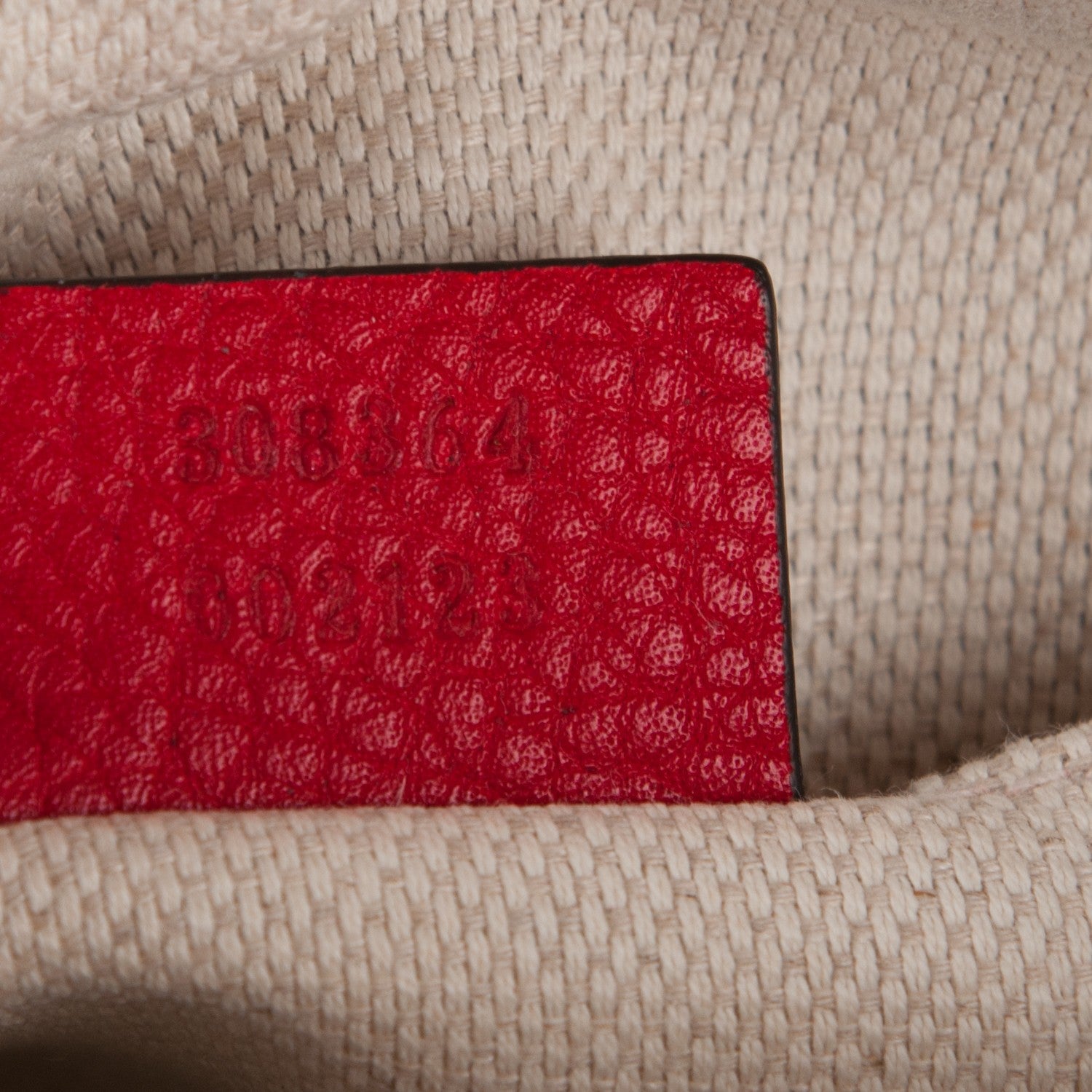 Gucci Pebbled Calfskin Small Soho Disco Bag Tabasco Red 7 of 7