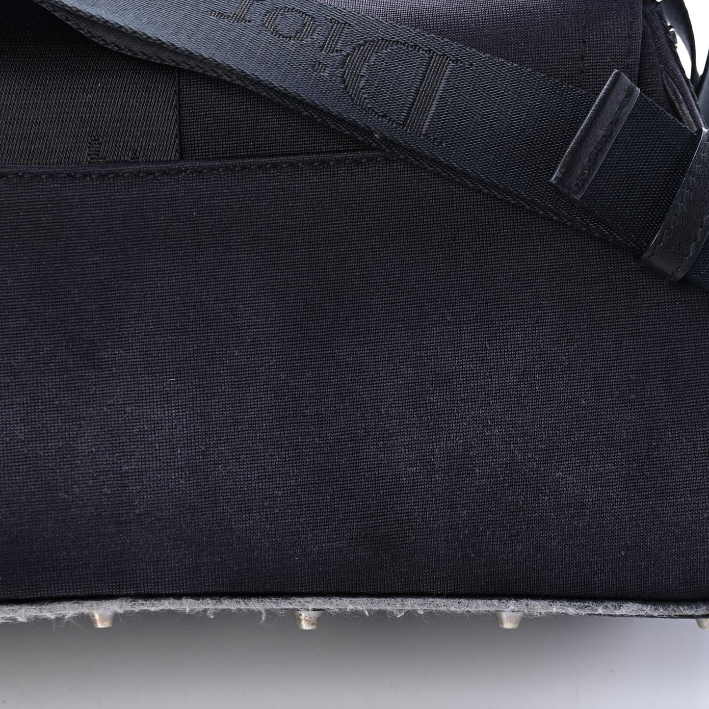 Silk Jersey Crystal Hardcore Clutch Black