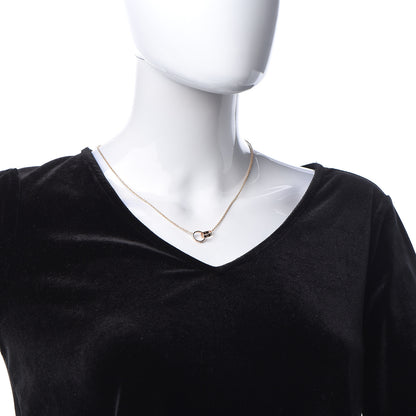 Cartier 18K Pink Gold Interlocking LOVE Necklace 2 of 5