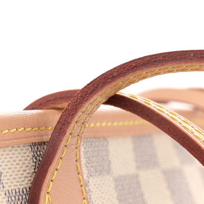 Louis Vuitton Damier Azur Neo Neverfull MM Rose Ballerine 11 of 11