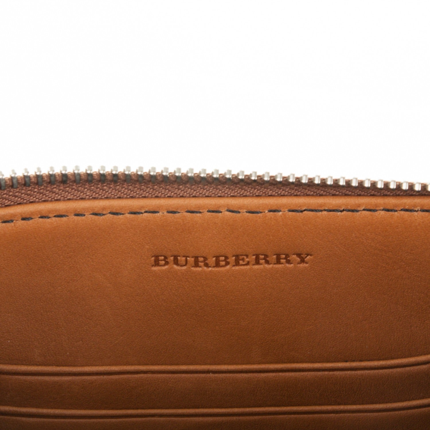 Burberry Mega Check Heart Print Peyton Crossbody Clutch Bag Tan 6 of 9