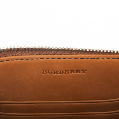 Burberry Mega Check Heart Print Peyton Crossbody Clutch Bag Tan 6 of 9