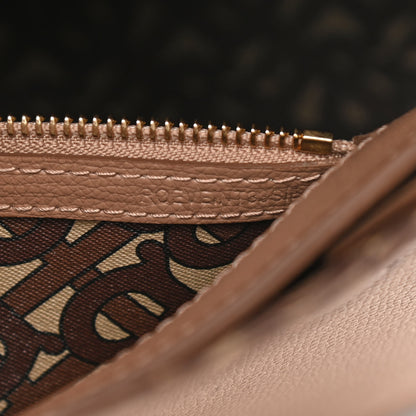 Burberry Calfskin TB Motif Embossed Medium Tote Camel 7 of 18