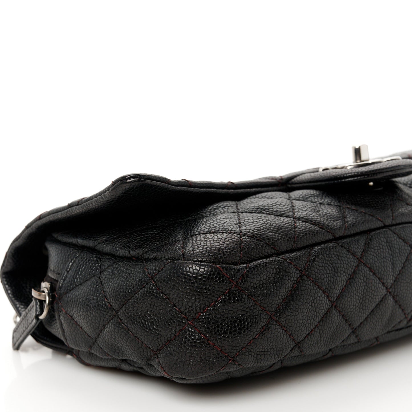 Caviar Quilted Small Chic Flap Black