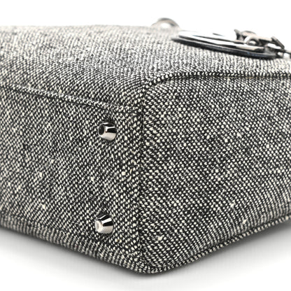 Christian Dior Tweed Mini Lady Dior Black 10 of 10