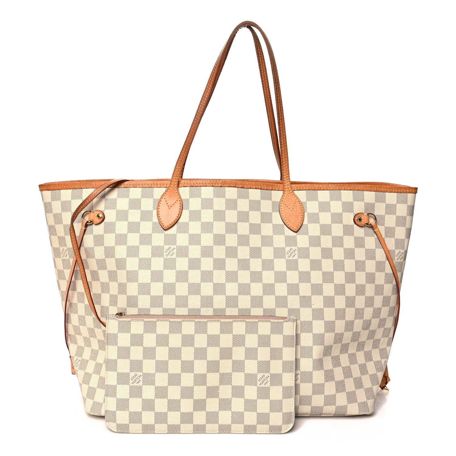Louis Vuitton Damier Azur Neo Neverfull GM Rose Ballerine 4 of 13