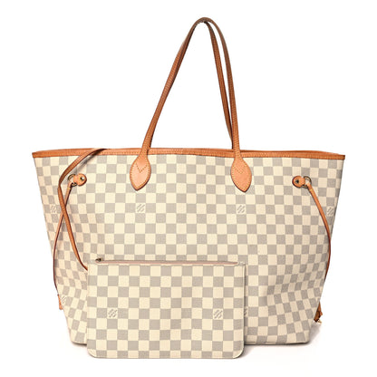 Louis Vuitton Damier Azur Neo Neverfull GM Rose Ballerine 4 of 13