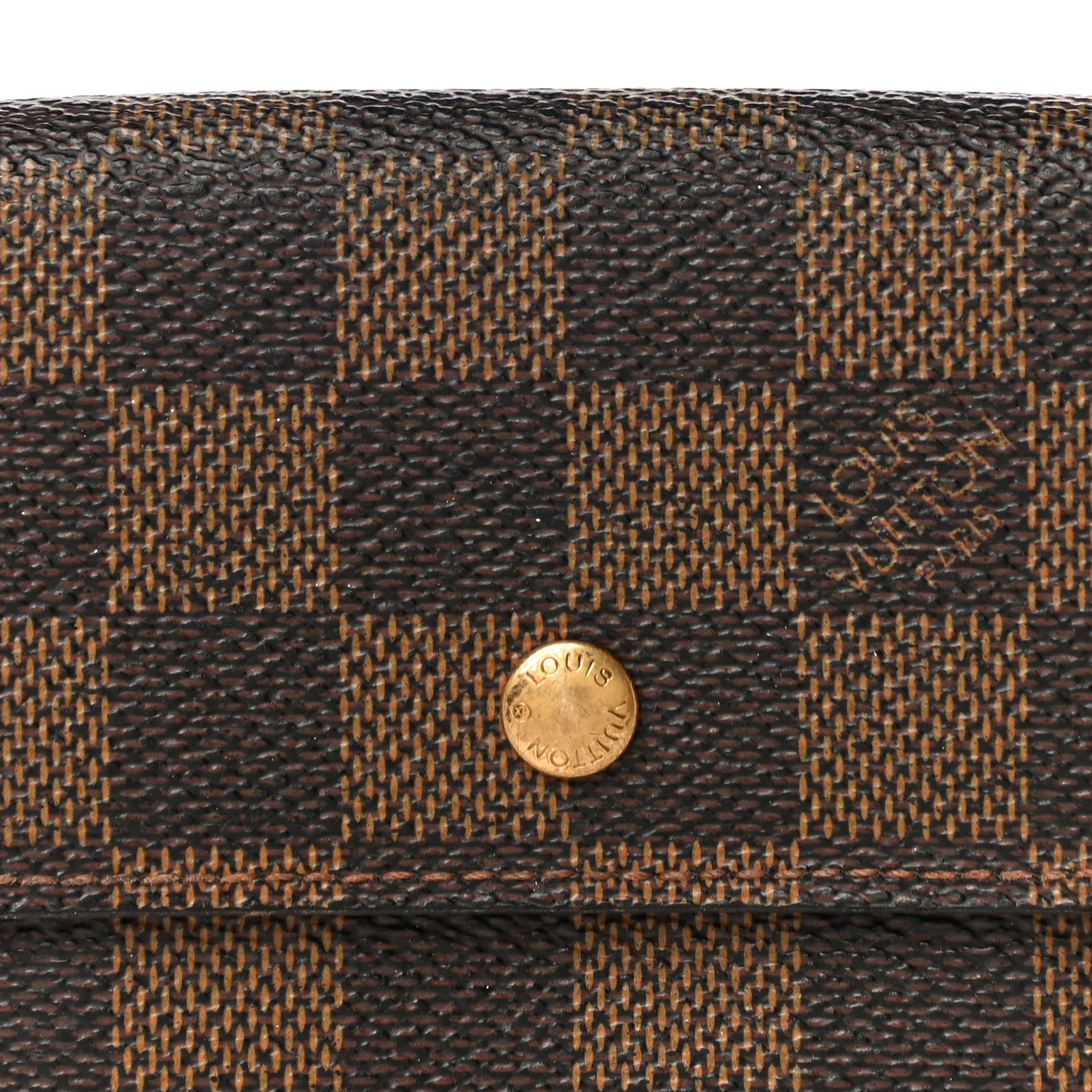 Louis Vuitton Damier Ebene Elise Wallet 7 of 13