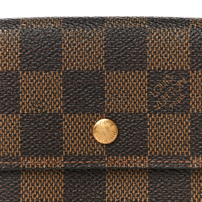 Louis Vuitton Damier Ebene Elise Wallet 7 of 13