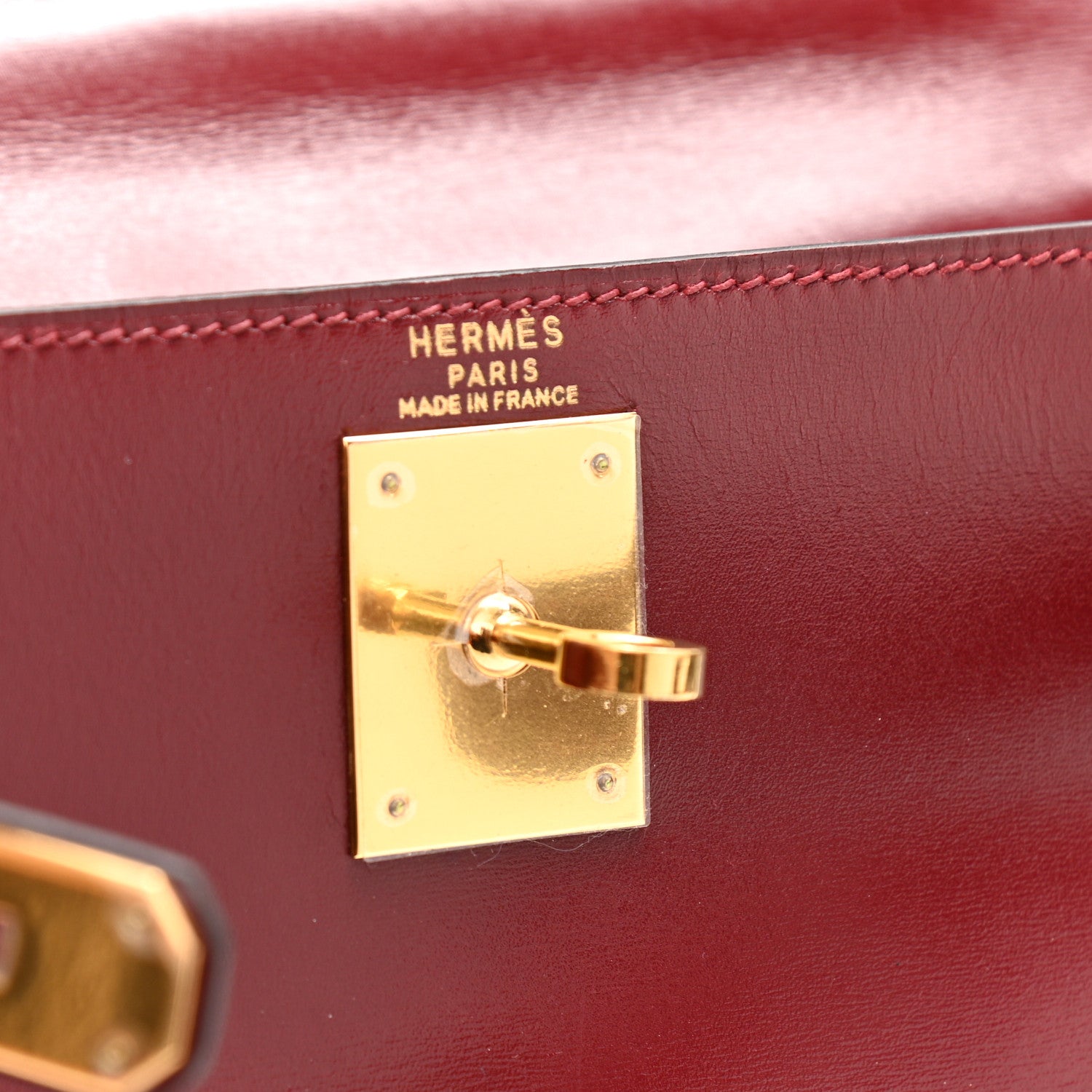 Hermes Box Kelly Retourne 28 Rouge H 6 of 17