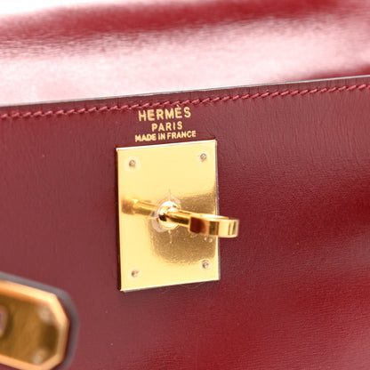 Hermes Box Kelly Retourne 28 Rouge H 6 of 17