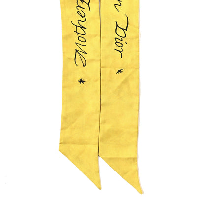 Christian Dior Silk Star Scarf Yellow 2 of 3