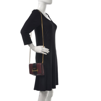 Prada City Calf Cahier Belt Bag Granato Black 3 of 7
