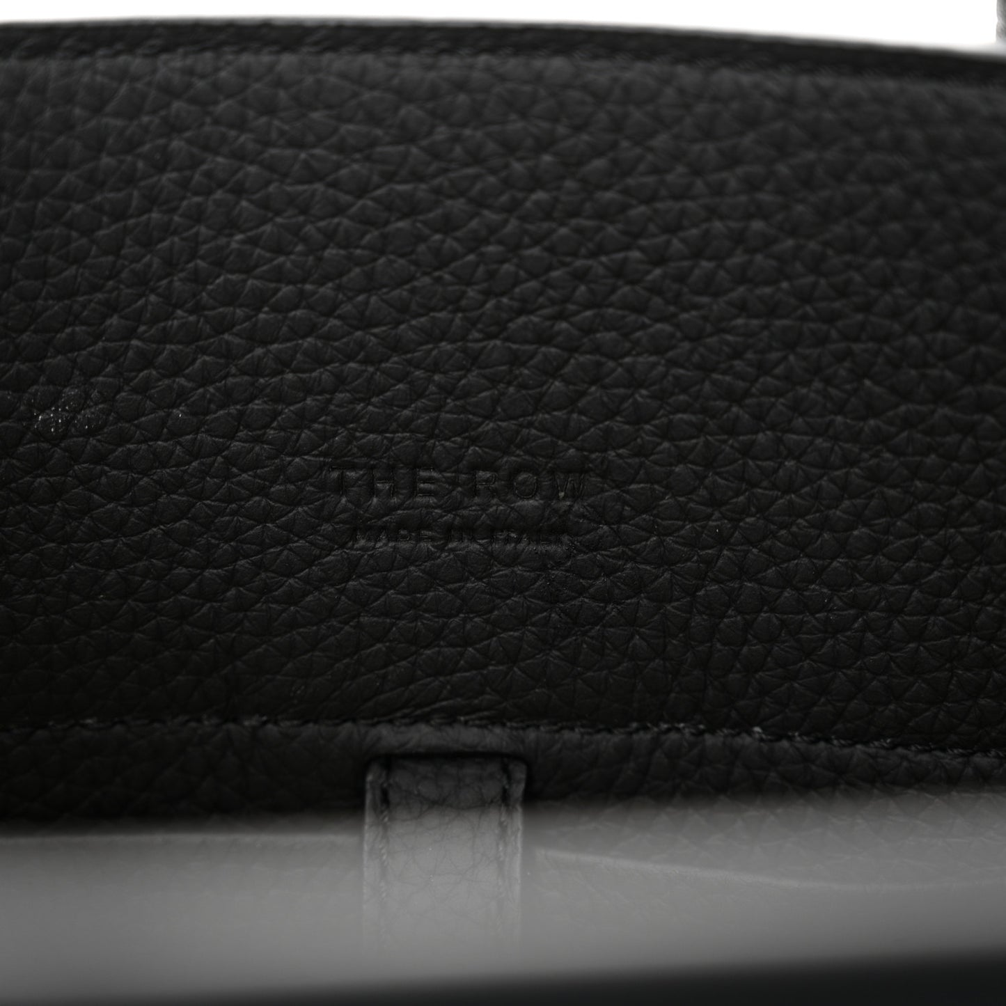 Grained Calfskin Soft Margaux 10 Bag Black