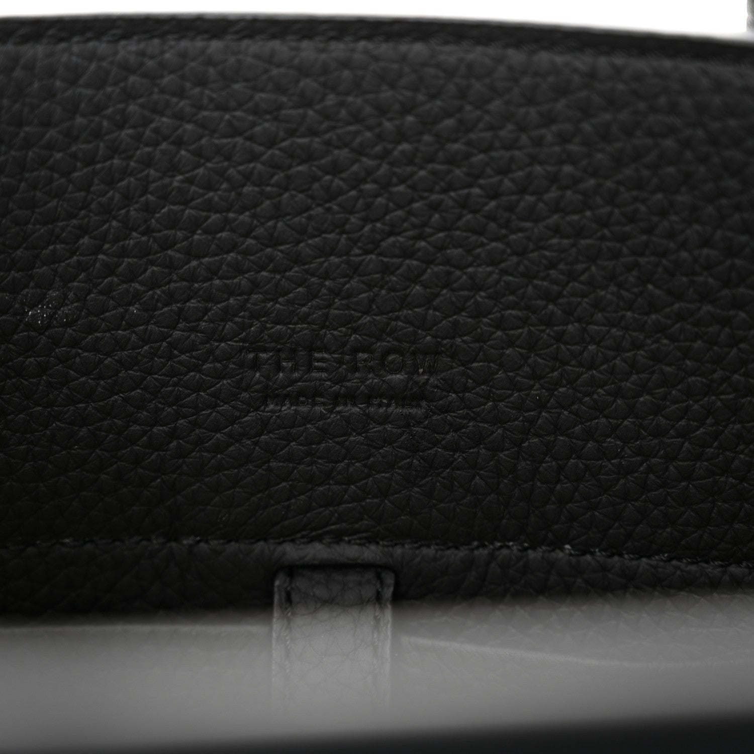 The Row Grained Calfskin Soft Margaux 10 Bag Black 6 of 10