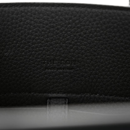 The Row Grained Calfskin Soft Margaux 10 Bag Black 6 of 10