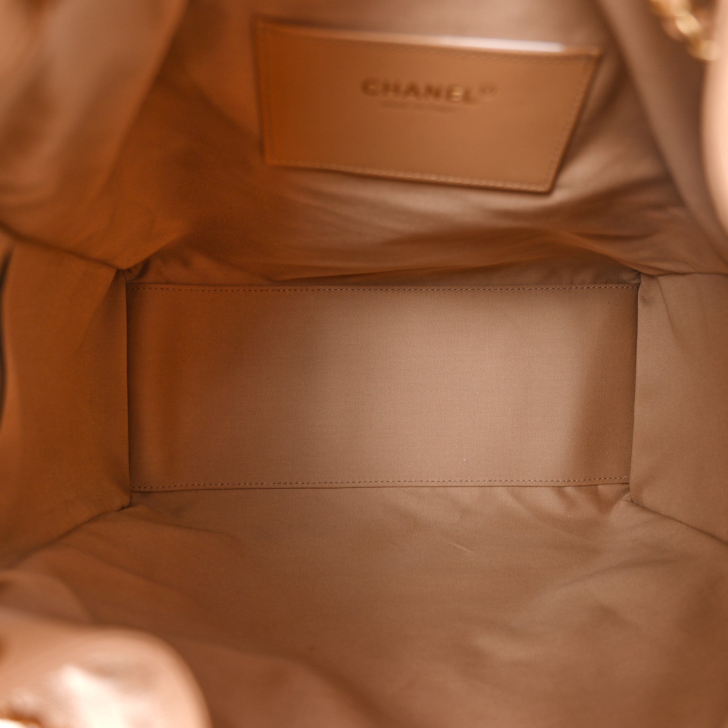 Chanel Caviar Quilted Medium Chanel 25 Handbag Beige 6 of 11