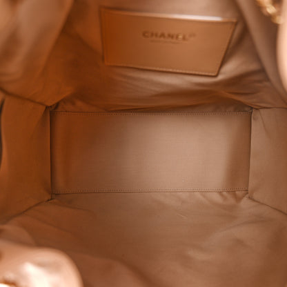 Chanel Caviar Quilted Medium Chanel 25 Handbag Beige 6 of 11