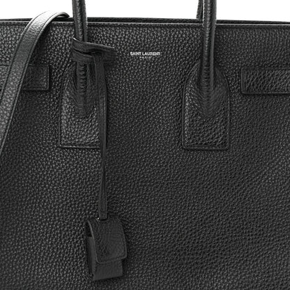 Saint Laurent Grained Calfskin Small Sac De Jour Black 8 of 10